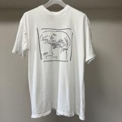 80s PETERMAX モノクロ アートTシャツ シングルステッチ