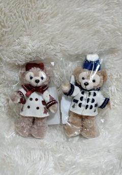 【タイムセール】2018 クリスマス ダッフィー シェリーメイ ぬいぐるみバッジ お値下げ可！シェリーメイ 2018 イッツクリスマスタイム