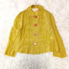 machiko jinto マチコジントドット柄シースルーコットンジャケット
