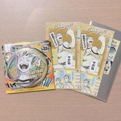 ハイキュー fanpark 缶バッジ　シールプリント　木兎光太郎