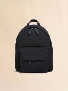 新品 マルニ バックパック リュック ロゴ ブラック マザーズ