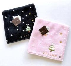 【 新品 未使用 】CELINE タオル ハンカチ 2枚 セット ツリー