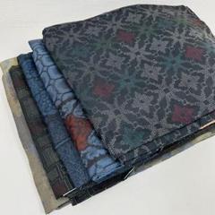 KK643 大島紬 9枚 着物まとめ売り 着用 リメイク 大量セット 専用 KK479 紬 9枚 着物まとめ売り 着用 リメイク 大量セット