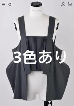 取り置き中　ナゴンスタンス ベスト nagonstans/ナゴンスタンス｜2024 pre fall new arrival「zip