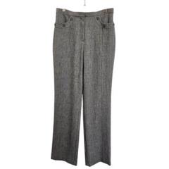 MYDEAR ストレートパンツ グレー 13号 大きめ 日本製