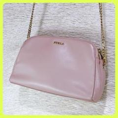 フルラ FURLA ゴールドチェーン ポシェットショルダーバッグ肩がけ斜めがけ✧