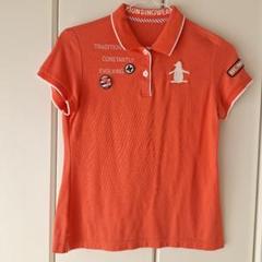 Munsingwear オレンジ ポロシャツ Lサイズ