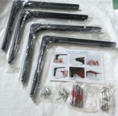 棚受け金具 棚受けブラケットL字金具 耐荷重70kg 壁掛け吊り棚 金具棚