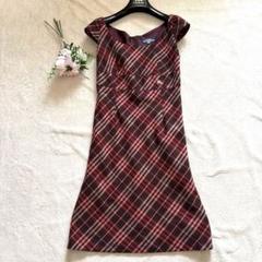 ✨希少デザイン✨ バーバリーブルーレーベル ワンピース 半袖