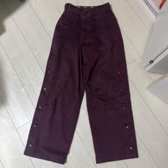 値段交渉可！Dickies×myneコラボ　ワークパンツ　Sサイズ MYne（マイン）の「【MYne】Dickies side snap wide pants