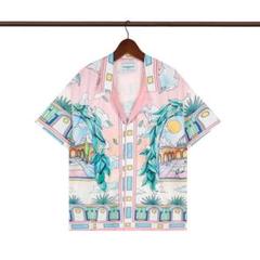 Casablanca アロハシャツ 半袖 Casablanca カサブランカ 半袖 夏物 アロハシャツ XLサイズ