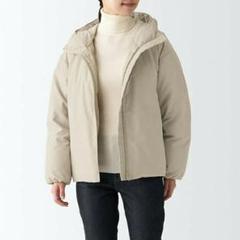 【2025最新】SNSで話題・人気の商品のおすすめアイテム 無印良品】XXL 新品 ライトベージュ 水を弾くダウンジャケット ジャケット・アウター