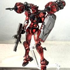 HG 赤いガンダム　ジークアクス　キャンディ&グラデーション塗装 HG 赤いガンダム ジークアクス キャンディ&グラデーション塗装