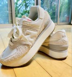 ニューバランス] スニーカー WL574Z 574+ 厚底 レディース24 5cm