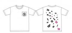 DEFTBLOW ポケットTシャツ UネックDEFTブロックロゴ&フクロウ 白S