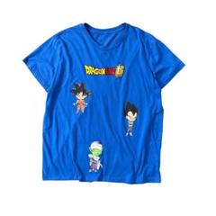 7TSM2【DRAGON BALL 超】刺繍＆プリント　Tシャツ　古着used
