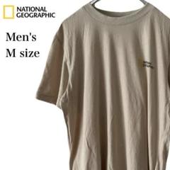 NATIONAL GEOGRAPHIC 半袖 Tシャツ メンズ M ベージュ