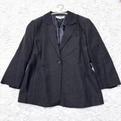 希少 美品 23区 48 大きいサイズ テーラード ジャケット 黒