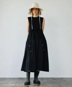 ✨ お値下げ✨ ADAM ET ROPÉ タフタコンビ　ドッキングワンピース