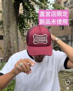 【Standard California】限定 メッシュキャップ バーガンディ Standard California】限定 メッシュキャップ バーガンディ