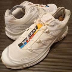 【新品未使用】Salomon サロモン XT-6 スニーカー 24㎝　ホワイト SALOMON - XT-6 - ユニセックス スポーツスタイル スニーカー