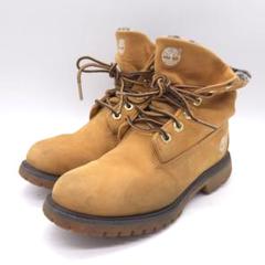 Timberland ティンバーランド ロールトップ レザー ブーツ 5.5W