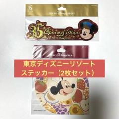 東京ディズニーリゾート ステッカー（2枚セット）