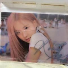 BLACKPINK ロゼ 直筆 サイン入り 透明カード