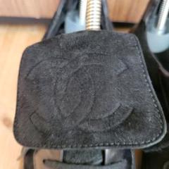 CHANEL ビックCCロゴ　ローファー ブラック　37.5