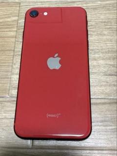Apple iPhone SE (第2世代) レッド、ケース付き