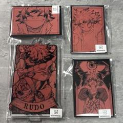 ガチアクタ まるくじ ルド アクスタ 缶バッジ 4種セット c ガチアクタ まるくじ ルド アクスタ 缶バッジ 4種セット