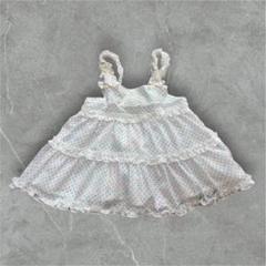 メゾピアノ　ベビー服　ドット柄キャミソール　チュニックシャツ　80