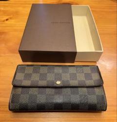 Louis Vuitton ダミエ パリ本店購入 箱付き 長財布のサムネイル