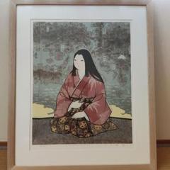 中神英臣、【神学観　神学営】、希少な額装用画集より、状態良好、新品額装付 中神英臣、【神学観 神学営】、希少な額装用画集より、状態良好
