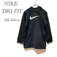 キッズ ナイキ NIKE DRI-FIT プルオーバー スウェット ロゴ 黒