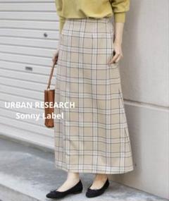Sonny Label【WEB限定】チェックロングスカート◆ベージュ系◆FREE