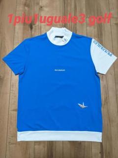 【美品】1piu1uguale3 golf／デル ピエロ モックネック シャツ 美品】1piu1uguale3 golf／デル ピエロ モックネック シャツ