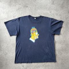 90s シンプソンズ キャラクターtシャツ USA製 ネイビー XL