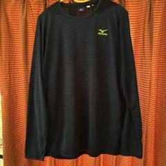【週末お値下げ中】Mizuno 長袖Tシャツ XL ネイビー