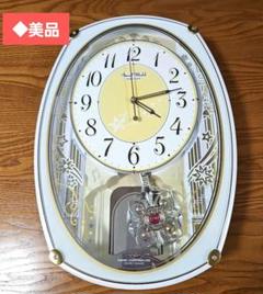 ◆リズム時計工業／メロディー壁掛けアナログ電波時計／取扱説明書付き ◇リズム時計工業／メロディー壁掛けアナログ電波時計／取扱説明
