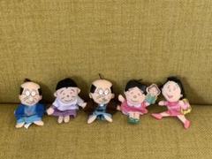 サザエさん　指人形　マスコット　ストラップ　長谷川町子美術館　昭和レトロ サザエさん 指人形 マスコット ストラップ 長谷川町子美術館