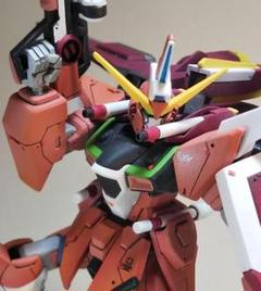 ガンプラ ∞ ジャスティス ガンダム HG 完成品 全塗装 ガンダムプラモデル