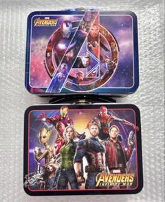 marvel トランク缶　缶ケース　小物入れ　アベンジャーズ　スパイダーマン