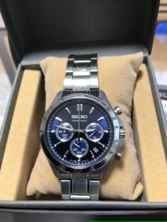 【美品】セイコー　クロノグラフ　クオーツ腕時計　SBTR011