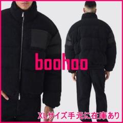 新品⭐︎boohoo⭐︎ファネルネック パファー ブラックのサムネイル