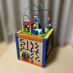 木製アクティビティキューブ 知育玩具
