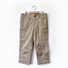 23区【M】カジュアルパンツ クロップド丈 ベージュ シンプル オンワード樫山