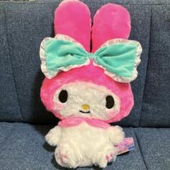シナモロール 大きなリボンみみむすび ぬいぐるみ マイメロ クロミ サンリオ マイメロディ・ クロミ・シナモロール 大きなリボンみみむすび