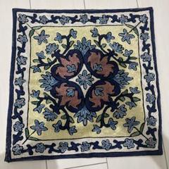 花柄刺繍クッションカバー