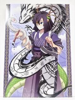 鬼滅の刃 キャラクター箔押しB3クリアポスター 伊黒小芭内